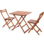 Modermo (108) Masa(70*70)Cm (1 Adet) + (110) Sandalye (2 Adet) - Görsel 2