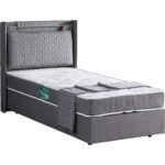 Setay Zagreb İkili Set Tek Kişilik Baza Başlık - Gri - Görsel 4